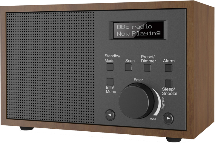 Odbiornik radiowy Denver DAB-46DGR Dark Grey (5706751042843) - obraz 3