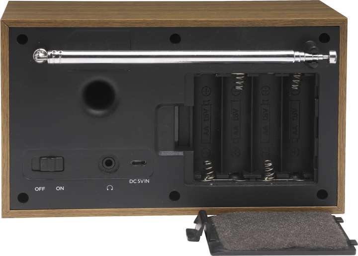 Odbiornik radiowy Denver DAB-46DGR Dark Grey (5706751042843) - obraz 6