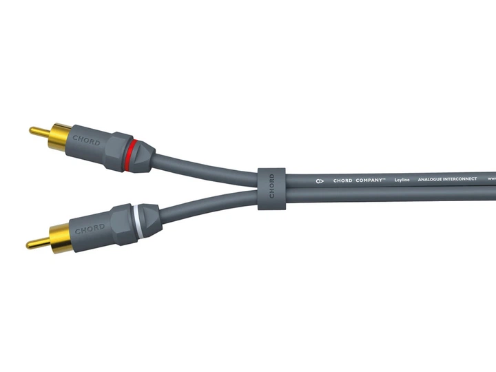 Аудіокабель 2RCA-2RCA CHORD Leyline 0.5 м сірий - изображение 2