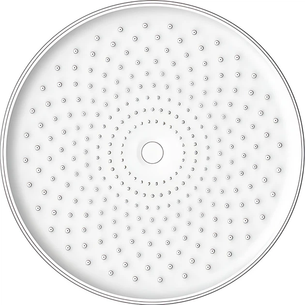 Лійка для душу стельова Koer KP-0413-01-OH 250мм (Колір хром) (KR5417) - зображення 3