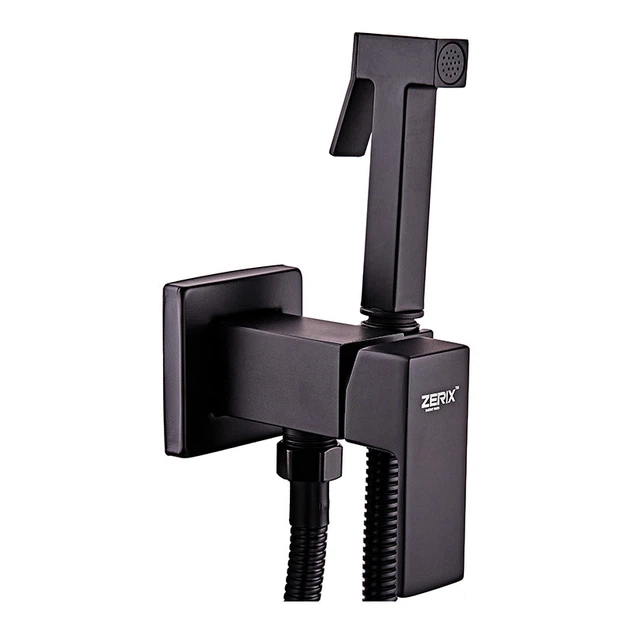 Смеситель для гигиенического душа Zerix LEB9-123 Black (с лейкой) (цвет. черный) (ZX5572) - изображение 4
