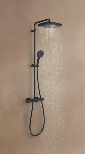 Душевая система с термостатом для настенного монтажа Grohe Tempesta System 250 Cube (266892431) - изображение 8