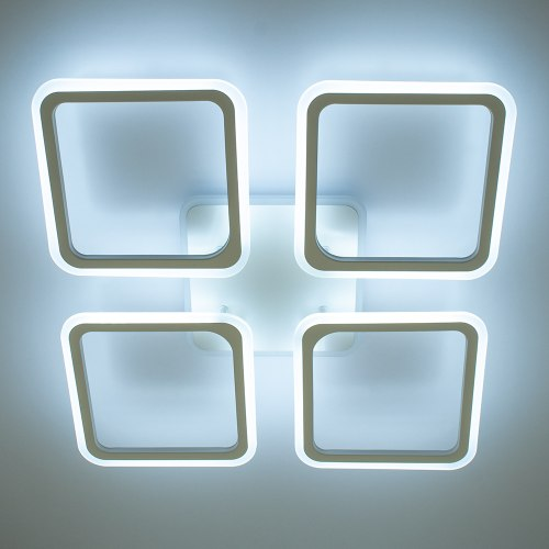 Светильник потолочный светодиодный LUMINARIA LOOK RGB 120W 4Q 540/70 WHITE/OPAL 220V IP20 с пультом ДУ - изображение 4