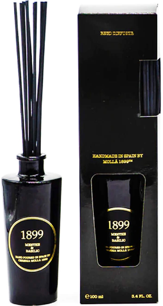 Аромадифузор Cereria Molla Gold Edition Premium Reed Menthe & Basilic 100 мл (8424405077801) - зображення 2