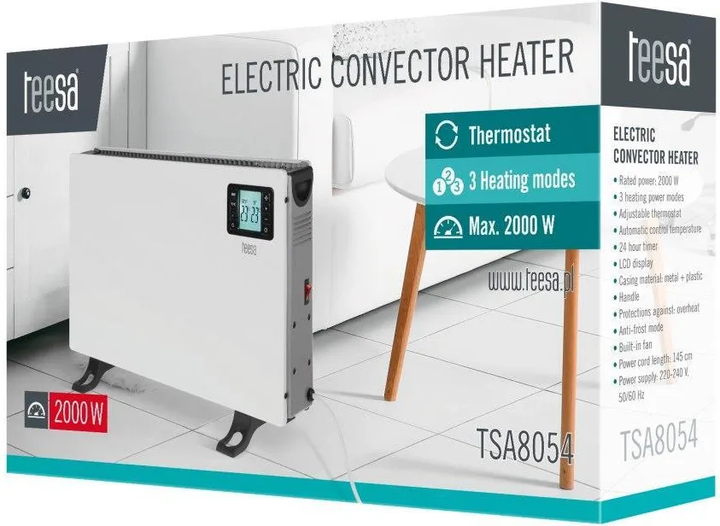 Конвектор Teesa TSA8054 - зображення 5