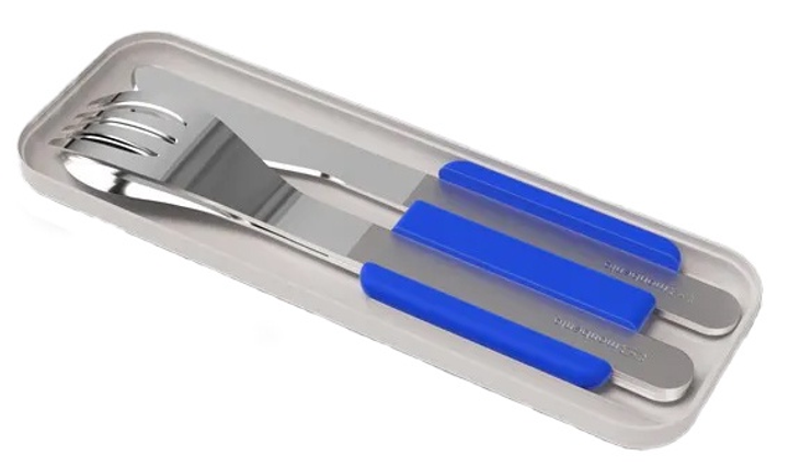 Zestaw sztućców turystycznych Monbento Slim Box, niebieski (3760367952806) - obraz 3