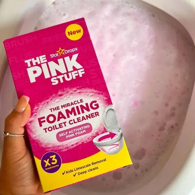 Порошок для чистки унитаза The Pink Stuff 3*100 г - изображение 2