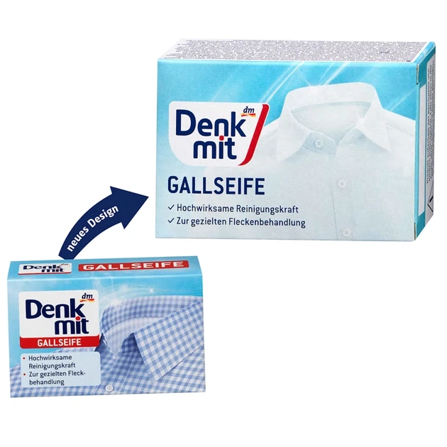 Твердое желчное мыло Denkmit для выведения пятен, 100 г - Фото 5 Твердое желчное мыло Denkmit для выведения пятен, 100 г - изображение 5