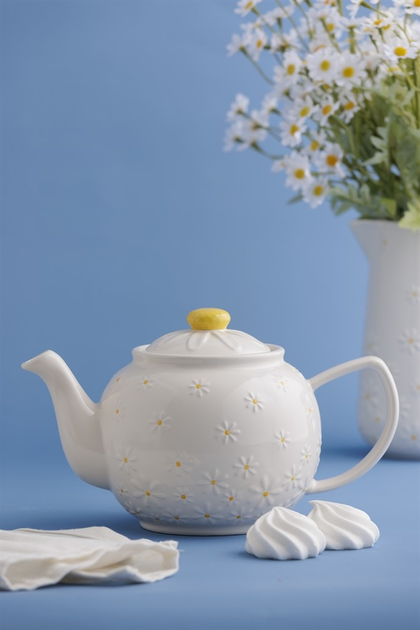 Чайник для заварювання Price & Kensington Daisy білий 1.1 л (5010853289090) - зображення 9
