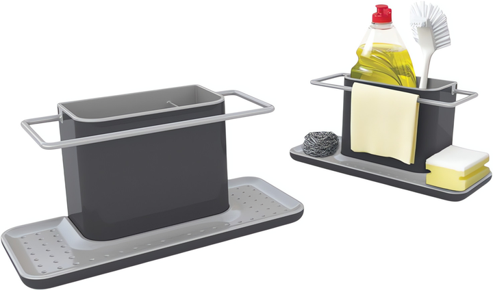 Organizer do mycia naczyń Joseph Joseph Caddy grafitowo-szary 30.5x13x14.2 cm (5028420850703) - obraz 2
