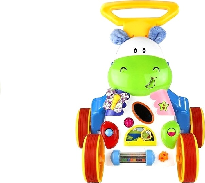 Дитячий ходунок LEAN Toys з дзеркалом і гумовими колесами 1444 (5905884456934) - зображення 4