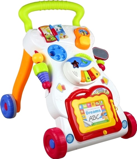 Дитячий ходунок LEAN Toys 3в1 з телефоном, піаніно і малюванням 2222 (5904204759755) - зображення 3