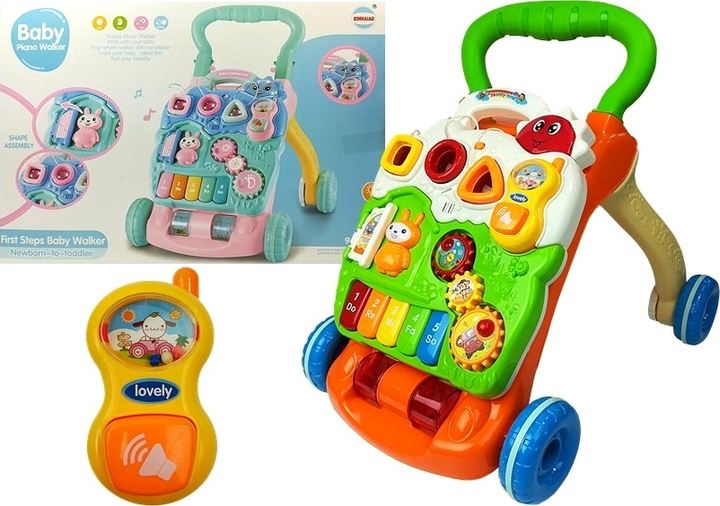 Дитячий штовхач LEAN Toys з піаніно 6668 (5905884453834) - зображення 2