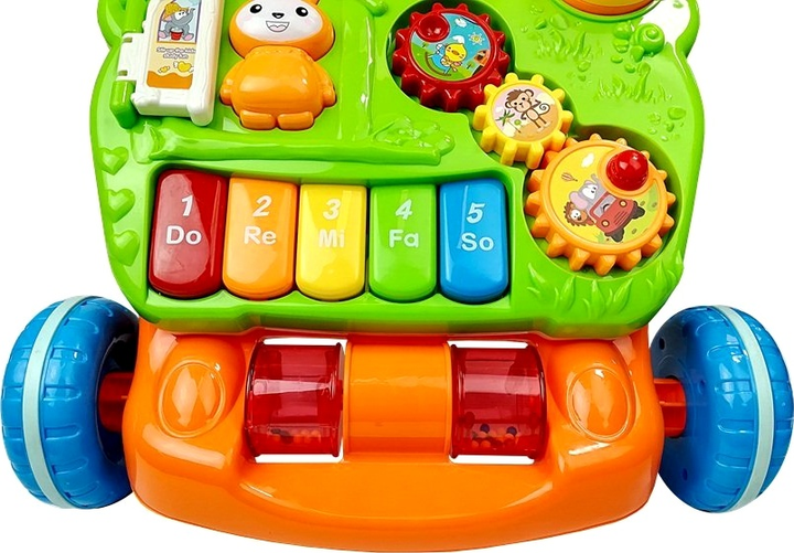 Дитячий штовхач LEAN Toys з піаніно 6668 (5905884453834) - зображення 7