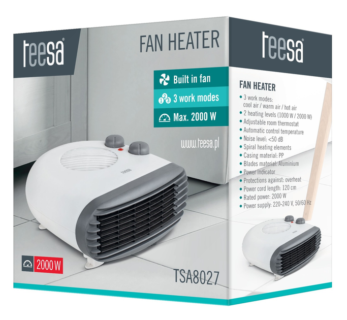 Termowentylator Teesa TSA8027 - obraz 3