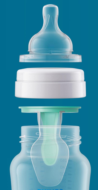 Smoczek do butelki Philips AVENT Anti-colic Flow 2 1m+ 2 szt SCY762/02 (8710103996811) - obraz 7