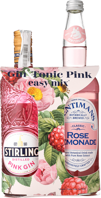 Набір Stirling Pink Gin 0.7 л 37.5% + напій газований Fentimans