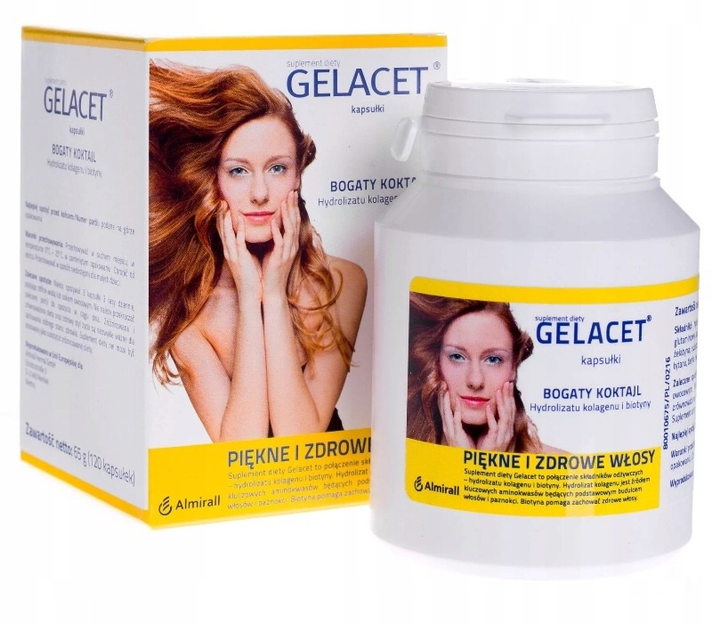 Харчова добавка Almirall Gelacet Plus 120 капсул (4042762016727) - зображення 1