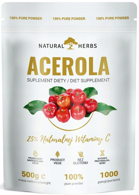 Suplement diety Alto Pharma Acerola Naturalna wtamina C 500 g (5903661237233) - obraz 1