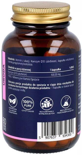 Харчова добавка Pureo Health Коензим Q10 Форте 60 капсул (5907637934300) - зображення 2
