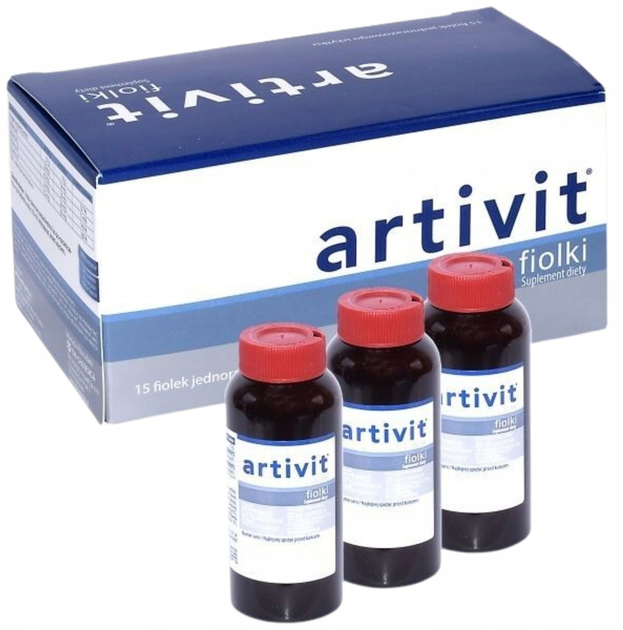Харчова добавка TRB Chemedica Artivit Колаген у рідині 30 мл х 15 флаконів (8437002582821) - зображення 2