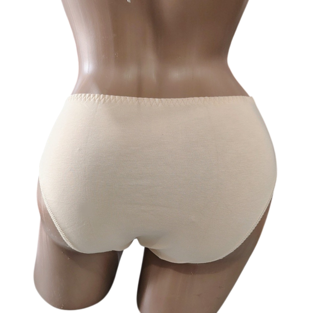 Трусики слипы хлопковые Афина 038Б 5XL Бежевый - изображение 2