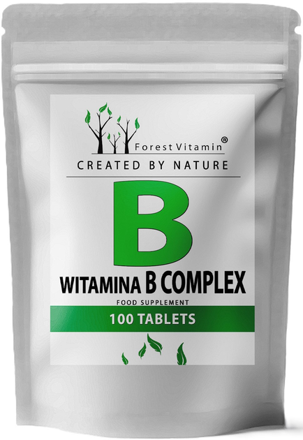 Suplement diety Forest Vitamin Witamina B Complex 100 tabletek (5907628978733) - obraz 1
