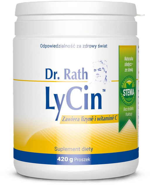 Suplement diety Dr. Rath LyCin + Witamina C 420 g (4260328550670) - obraz 1