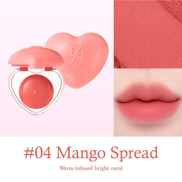 Нежное суфле DASIQUE Souffle Color Pot 04 Mango Spread для губ и щечек 6.5 г - изображение 2