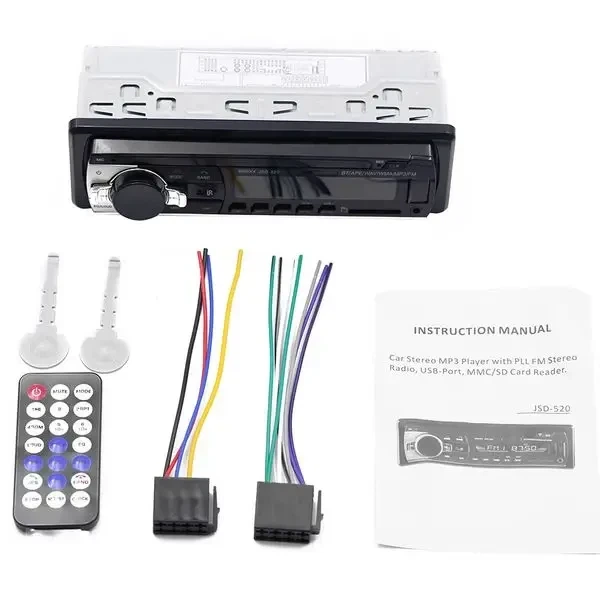 Автомагнитола 1DIN с 4-мя выходами и Bluetooth 2-USB, SD, FM - изображение 4
