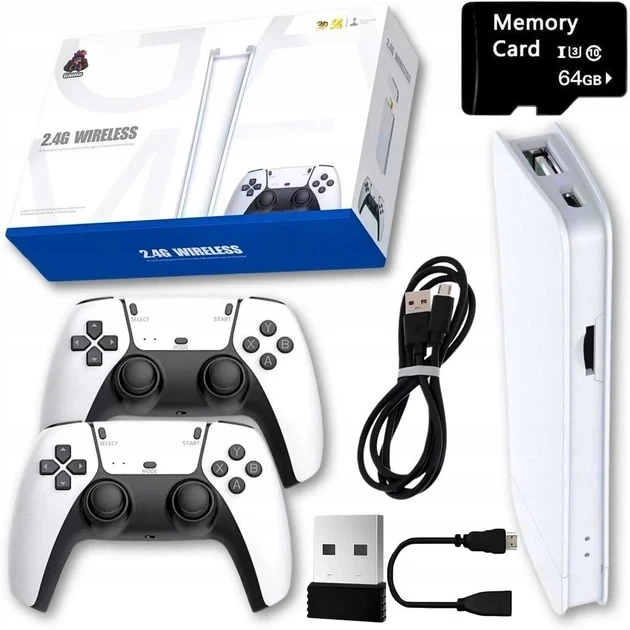 Игровая консоль M15 64GB 9217 два беспроводных контроллера White - изображение 3