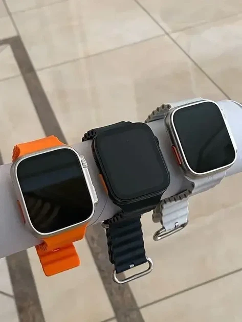 Смарт часы Оранжевые L8 Ultra Max 49 mm 1:1 Apple Watch! AMOLED.Премиум качество. Есть винты и фиксат - изображение 4