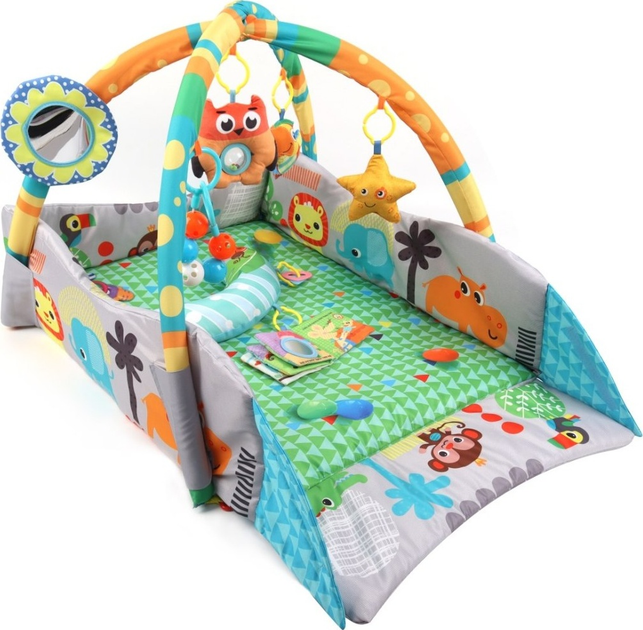 Килимок-ігровий центр Milly Mally 4 в 1 Джунглі (5901761123159) - зображення 2