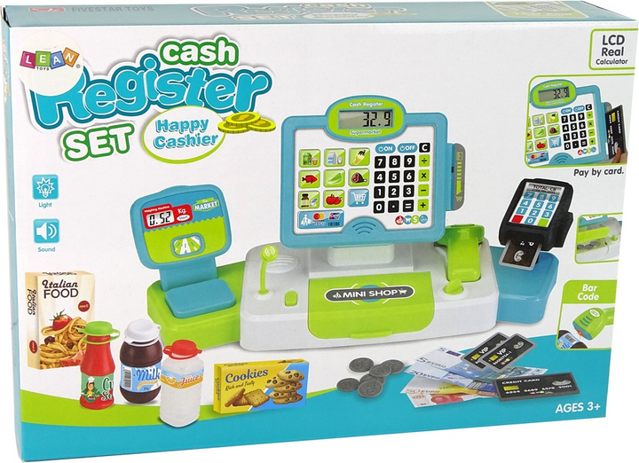 Набір LEAN Toys Пластикова касова каса 15623 (5905679071601) - зображення 1