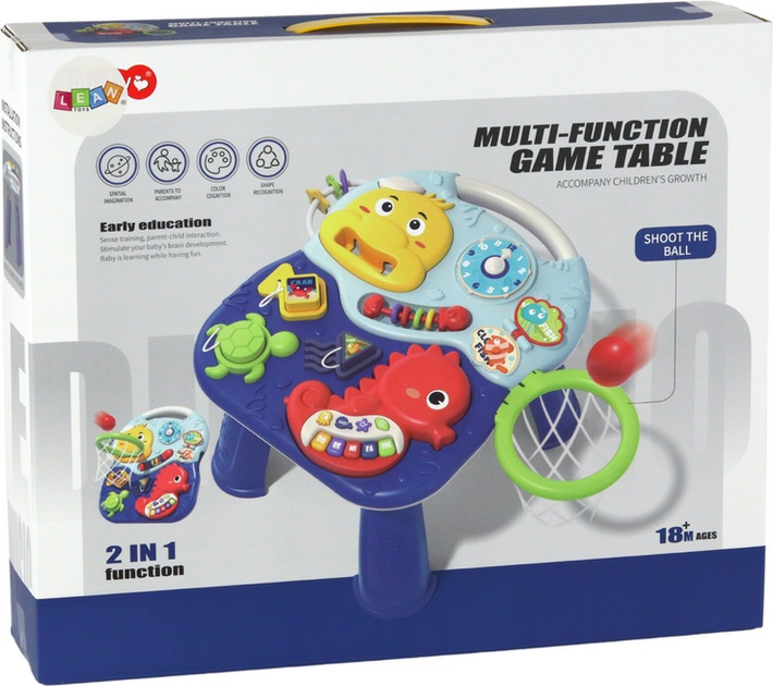Stolik edukacyjny 2w1 LEAN Toys 17671 (5905991005216) - obraz 1