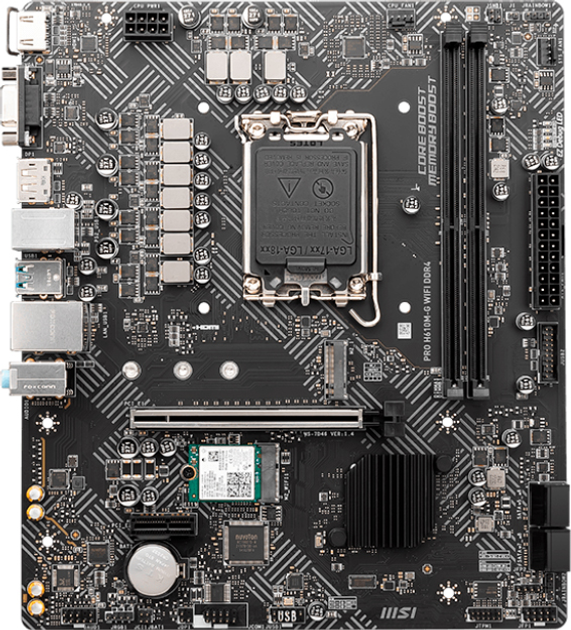 Płyta główna MSI PRO H610M-G WIFI DDR4 (s1700, Intel H610, PCI-Ex16) - obraz 1