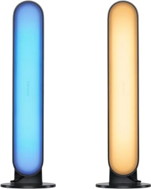 Розумна настільна лампа Philips Hue Play RGB 6.6 Вт Чорна 2 шт (915005733901) - зображення 1