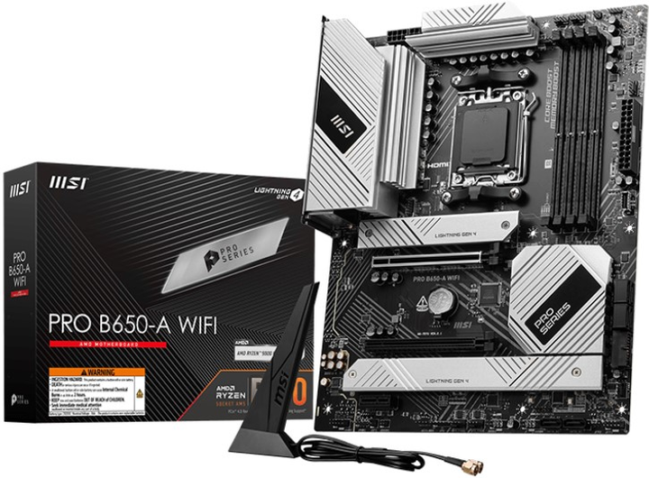 Płyta główna MSI PRO B650-A WIFI (sAM5, AMD B650, PCI-Ex16) - obraz 5
