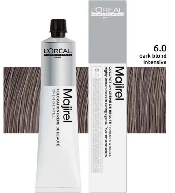 Фарба для волосся L’Oreal Professionnel Paris Majirel trwała 6.0 50 мл (3474634001578) - зображення 3