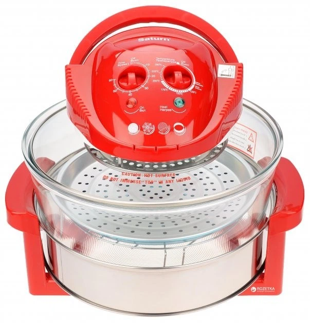 Аэрогриль Saturn ST-CO 9151 New Red - Фото 1 Аэрогриль Saturn ST-CO 9151 New Red - изображение 1