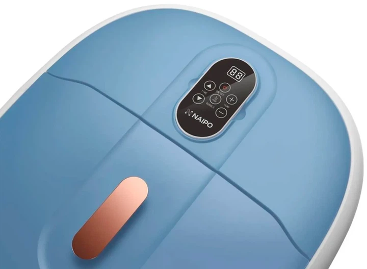 Масажер для ніг з підігрівом, масажем та спа Naipo NPFT-SPA02 Blue UA - изображение 4