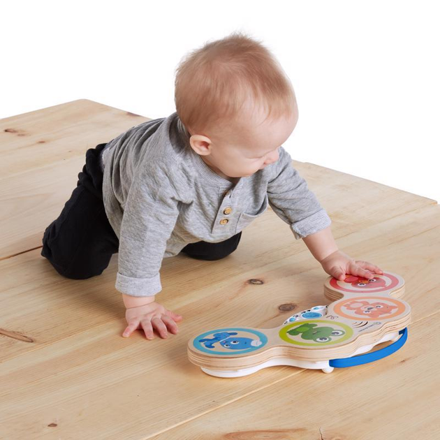 Zabawka drewniana bębenki muzyczne Baby Einstein Magic Touch HAPE 6m+ (74451116504) - obraz 3