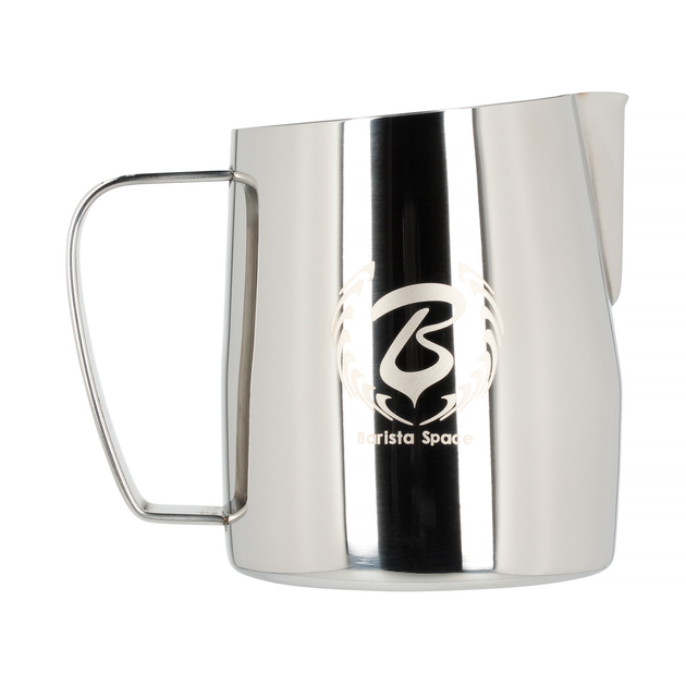 Dzbanek do mleka Barista Space Polished Silver ze stali nierdzewnej srebrny 450 ml (9313597759031) - obraz 1