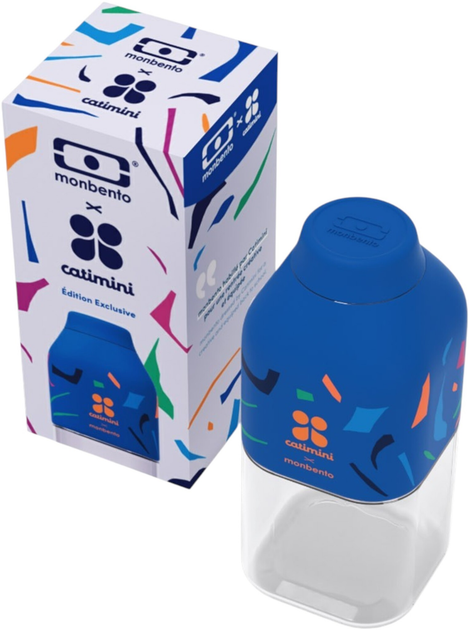 Пляшка для води Monbento Positive S Catimini Blue Terrazzo 330 мл (3760367951960) - зображення 3