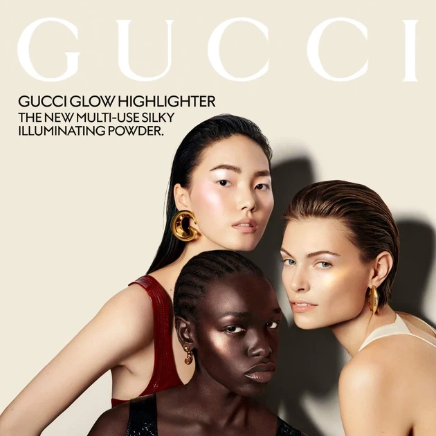 Хайлайтер Gucci Glow Highlighter Multi-use Silky Illuminating Powder 03 Warm Gold 10 г - зображення 3