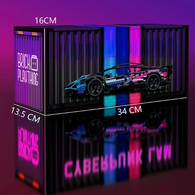 Машинка конструктор CyberPunk Car 0079 масштаб 1:14 Ламборгіні КіберПанк на 1314 деталей - Фото 4 Машинка конструктор CyberPunk Car 0079 масштаб 1:14 Ламборгіні КіберПанк на 1314 деталей - зображення 4