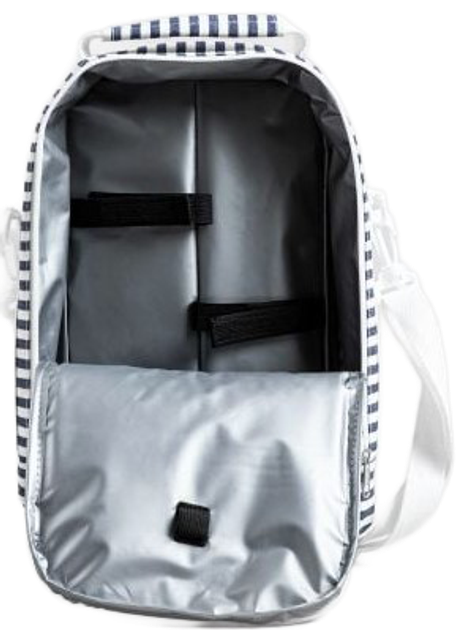 Torba termiczna Homla Modern hamptons na napoje 239716 19.5 x 9 x 34.5 cm (5906496743887) - obraz 2