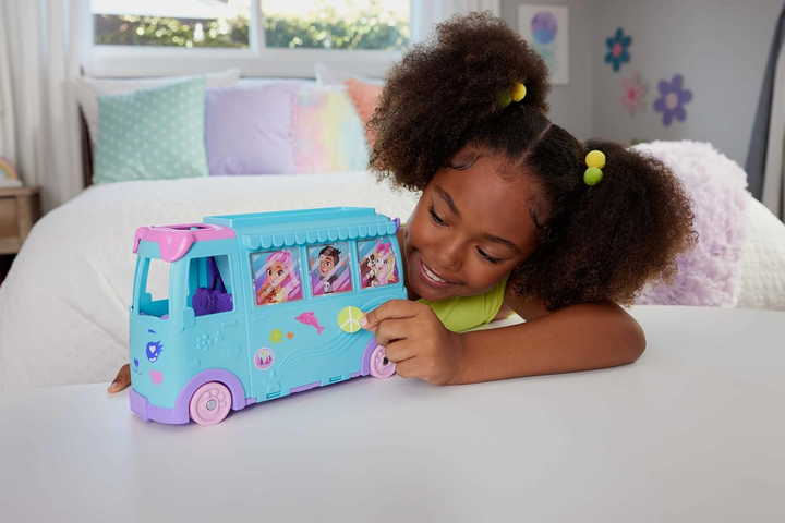 Transformujący kamper Polly Pocket Pet Mobile Adventure z akcesoriami JCC22 (0194735268054) - obraz 7