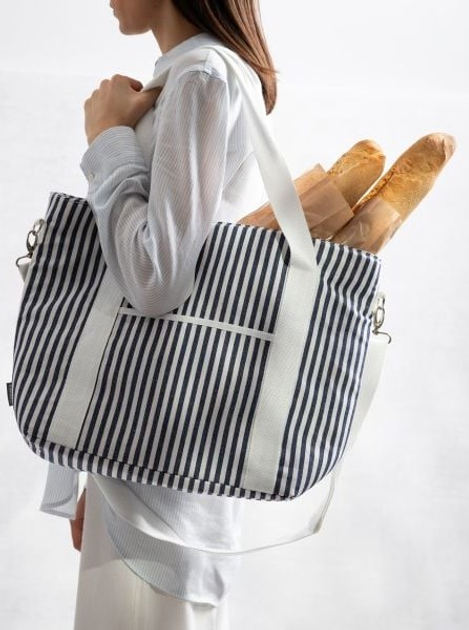 Torba termiczna Homla Modern hamptons typu shopper 239718 35 x 14.5 x 36 cm (5906496743900) - obraz 3