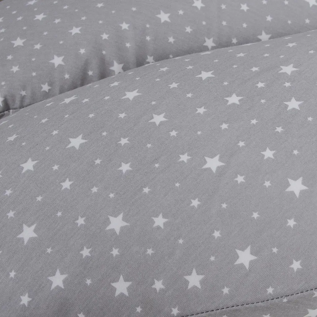 Wielofunkcyjna poduszka Ceba Baby PHYSIO DUO Jersey Grey Stars (5907672342160) - obraz 2